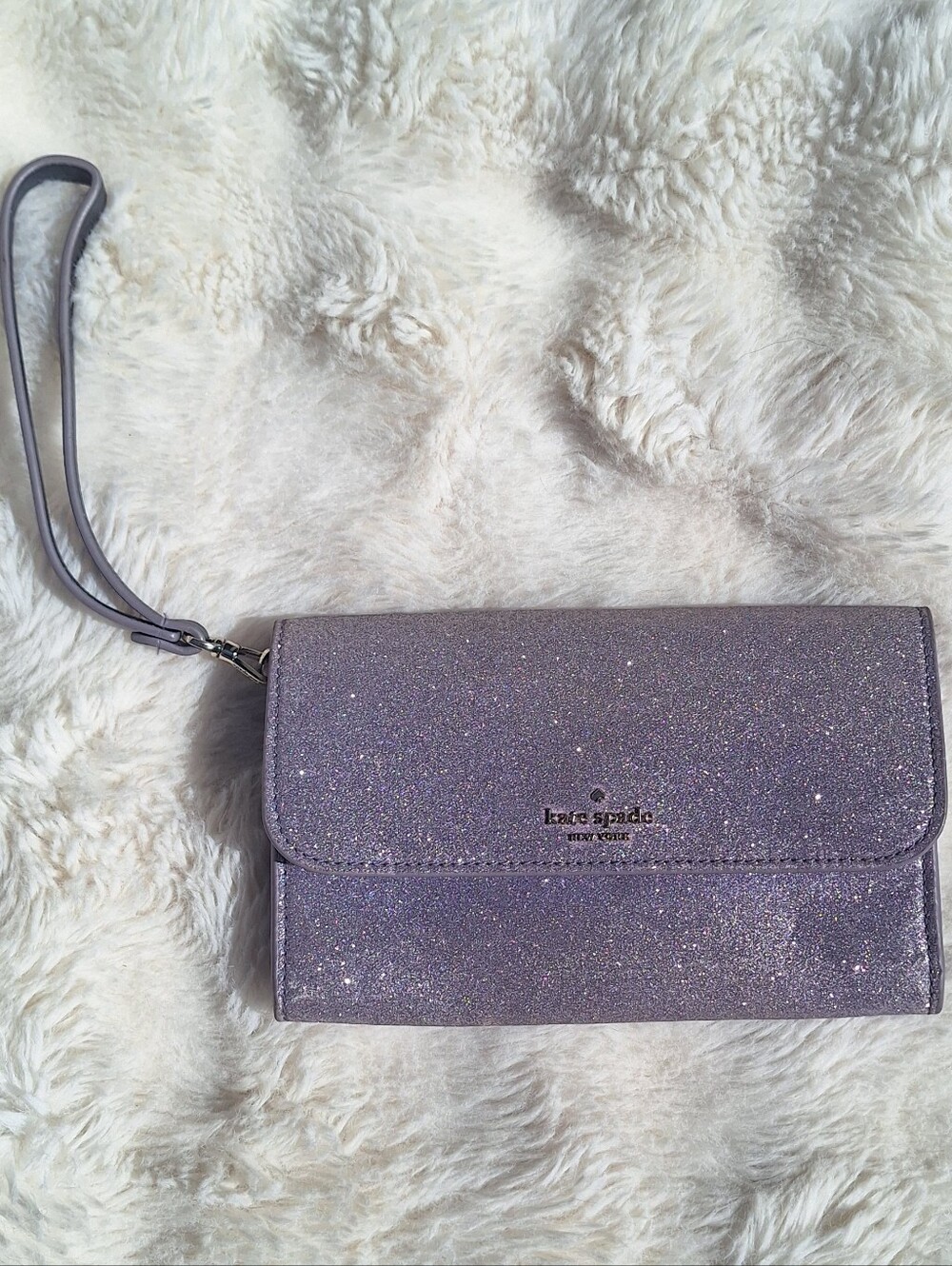 πKate Spade Tinsel Medium Phone Wristlet Wallet